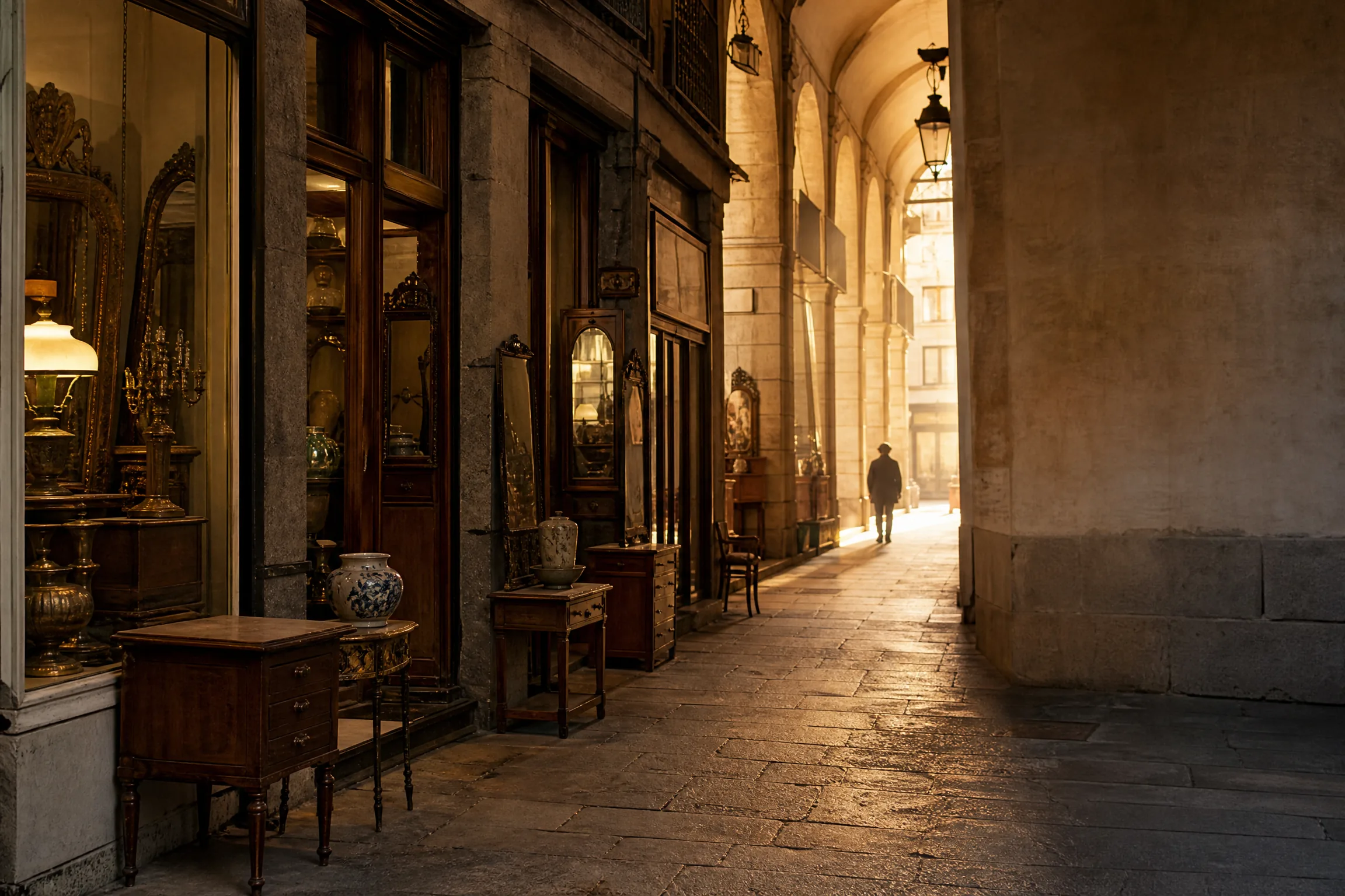 Calle de anticuarios